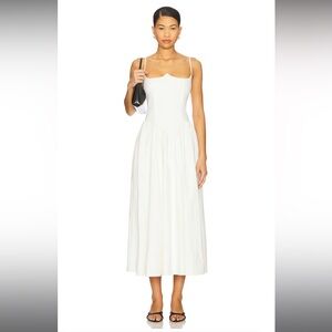 Camila Coelho Strapless White Dress
